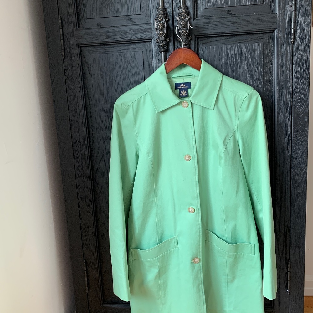 Brooks Brothers Car Coat, Size 6, Green